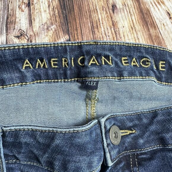 American Eagle Flex SLIM TAPER Mens Size 41x32 Blue Jeans Denim Pants - Picture 8 of 10